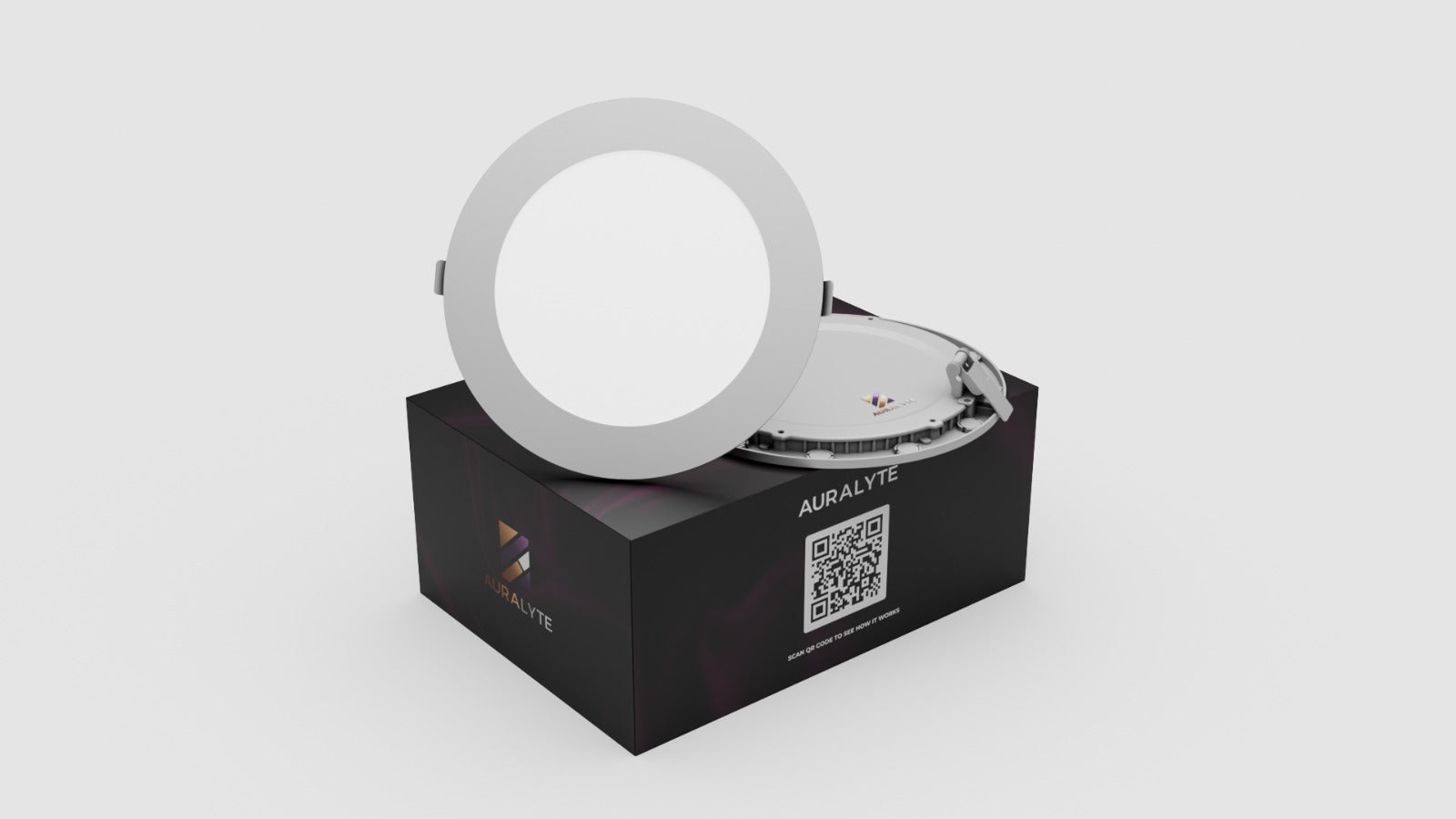 Round 6 inch magnetized 5CCT downlight