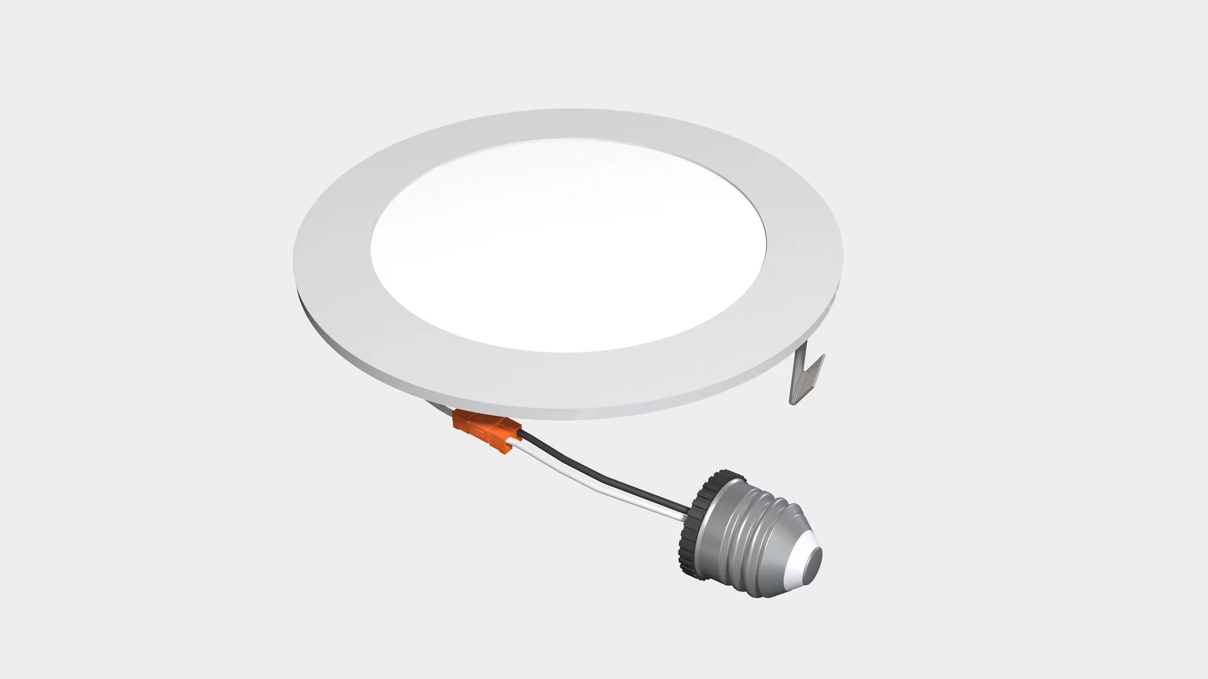 Round 6” E26 Magnetized Retrofit Downlight